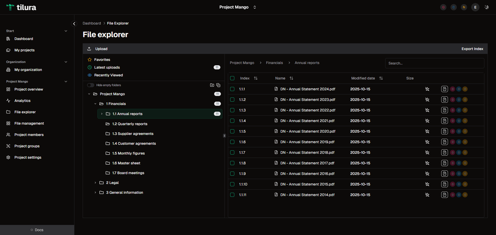 File explorer